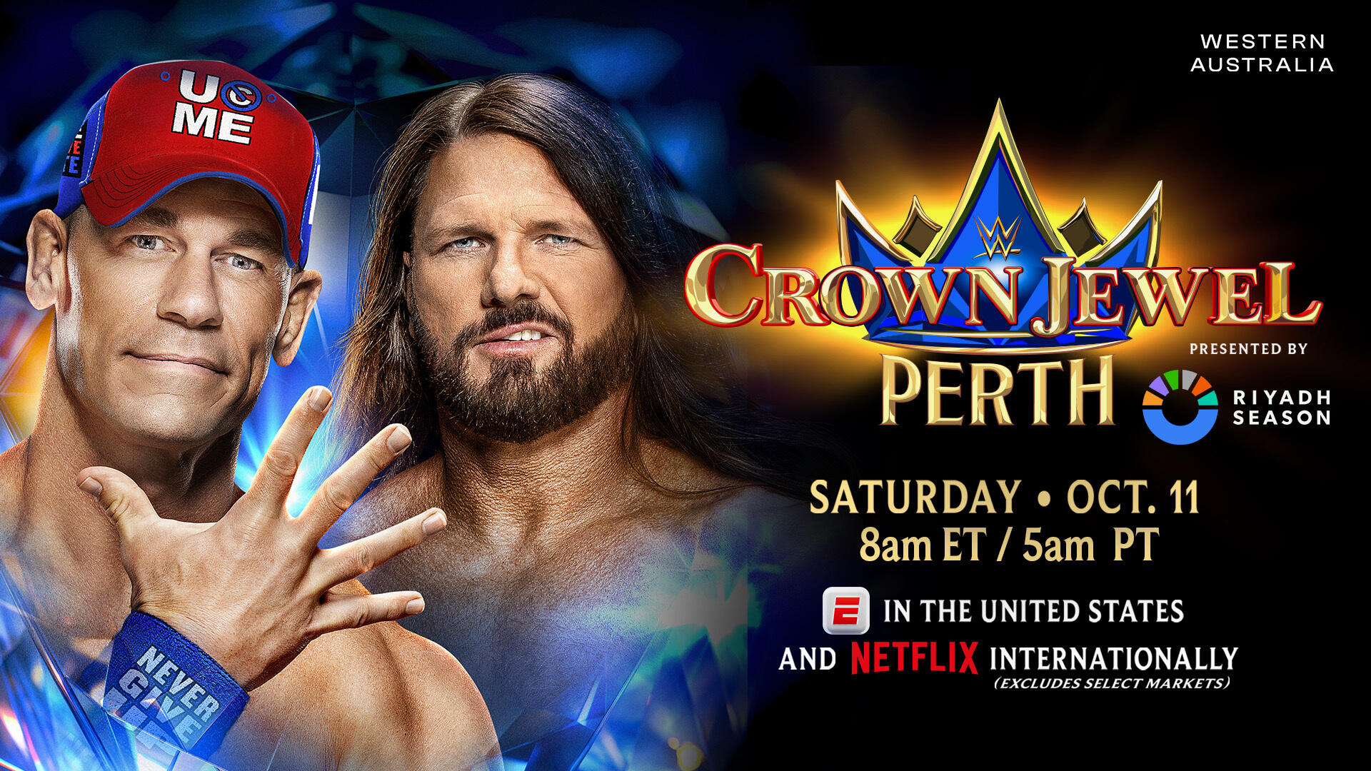 John Cena vs AJ Styles Confirmed for WWE Crown Jewel: Perth – Fans Make Their Voices Heard #CenavsStyles