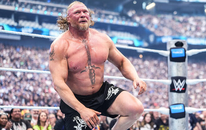 brock Lesnar at wrestlemania 42