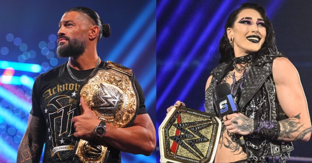 Roman Reigns Rhea Ripley Top Bleacher report rankings